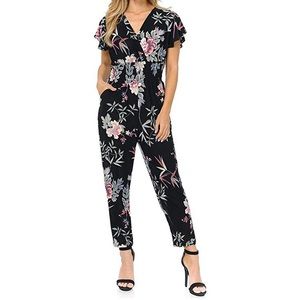 🌸Auliné Collection's v-neck wrap jumpsuit🌸L/XL🌸